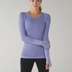 Lululemon Swiftly Tech Long Sleeve Heathered Lullaby
